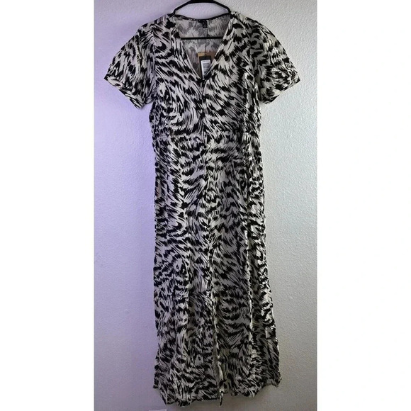 Vero Moda Women’s Maxi Dress Organic Cotton in Abstract Print Size S New - Picture 5 of 16